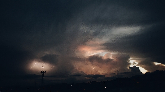 Cloud sky sunset night Photo