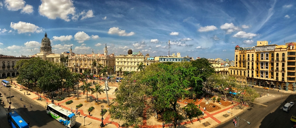 Landscape skyline photography town