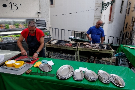 Road restaurant alley meal Photo