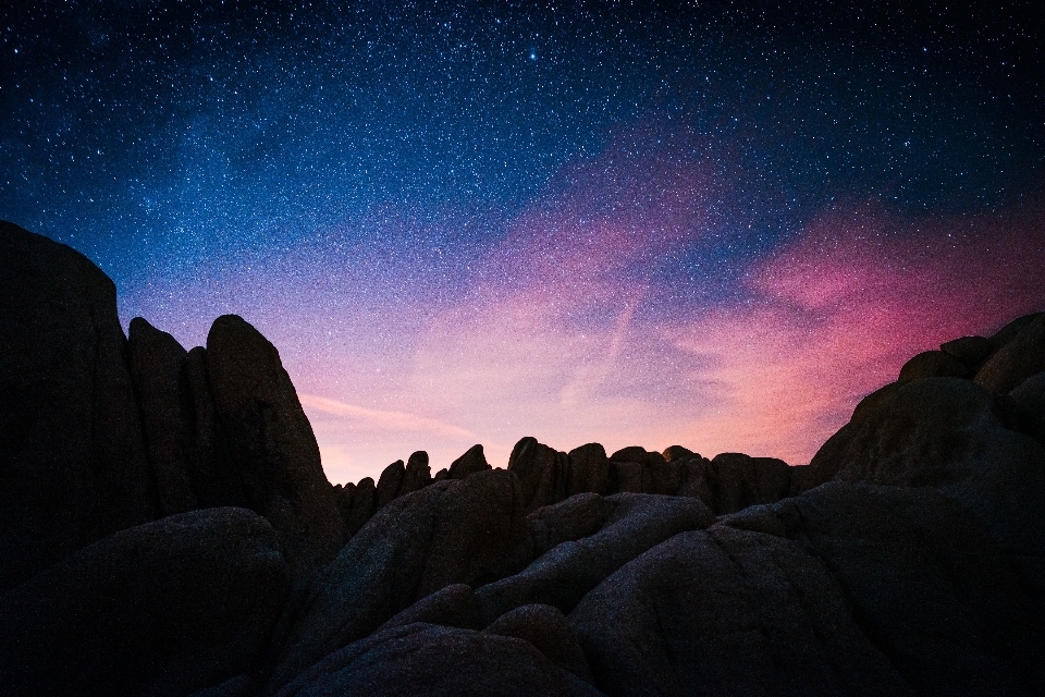 Berg himmel sonnenaufgang nacht