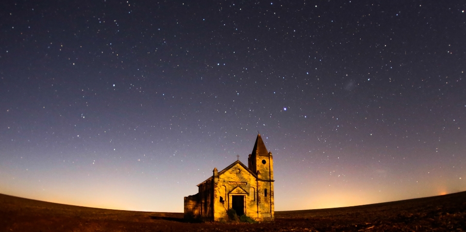 Cielo noche estrella atmósfera