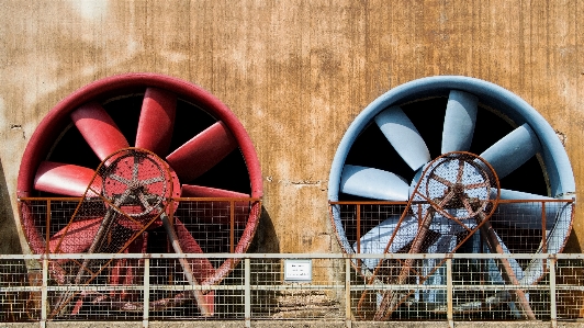 Architecture wheel spoke factory Photo