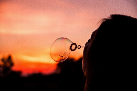 Silhouette light cloud sky Photo