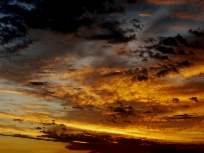 Horizon cloud sky sunrise Photo