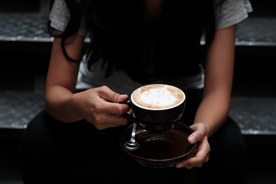 Kaffee trinken schwarz bier