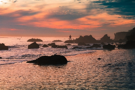 Beach sea coast rock Photo