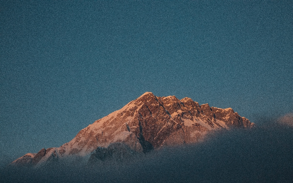 山 クラウド 空 日の出