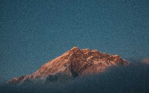 山 云 天空 日出 照片