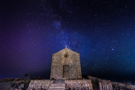 Sky night star atmosphere Photo