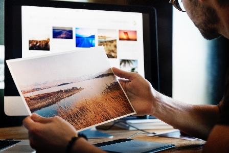 Man male guy holding Photo