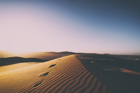 Landscape sand horizon sunset Photo