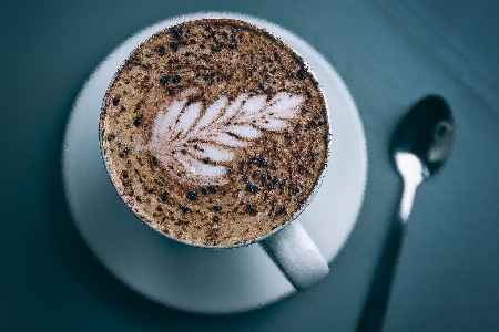 Coffee cup cappuccino food Photo