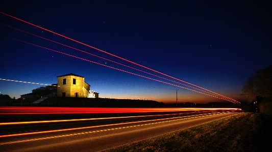 Horizon light sky sunrise Photo