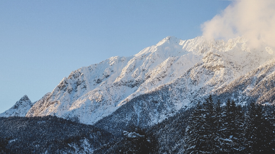 Natureza montanha neve inverno