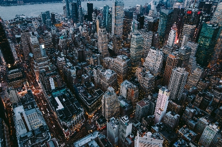 Horizont stadt wolkenkratzer stadtbild Foto