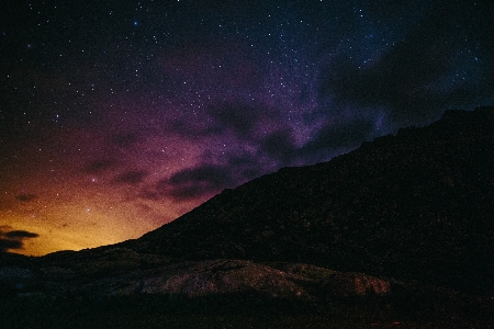 Sky night star hill Photo