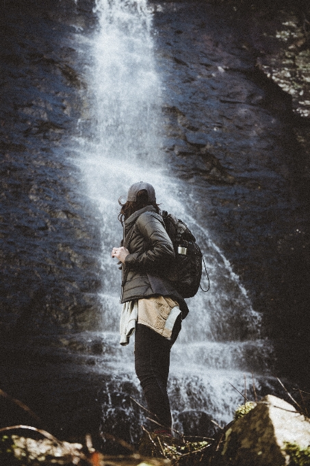 Wasser rock wasserfall gehen