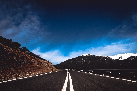 Landscape horizon mountain snow Photo