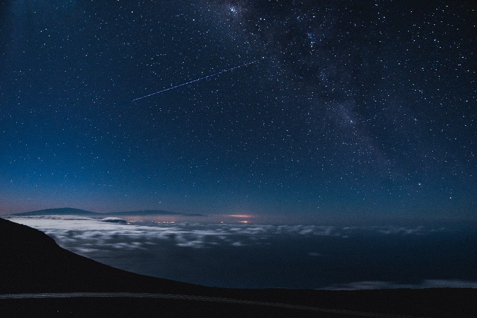 天空 夜晚 星星 气氛