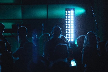 Music light people crowd Photo