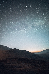 Horizon mountain sky night Photo