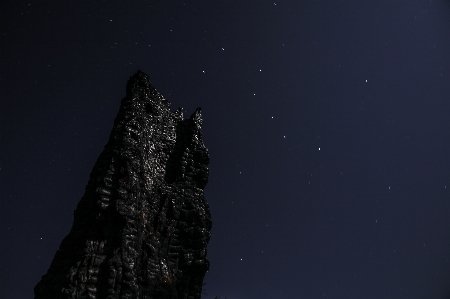 Rock sky night star Photo