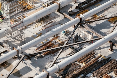 Track roof building transport Photo