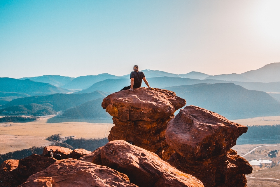 Paysage mer nature rock