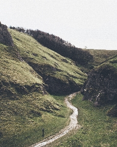 Coast path mountain road Photo