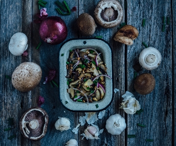 花 食事 食べ物 青 写真