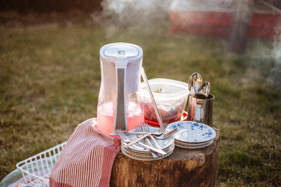 Besteck frühling trinken snack