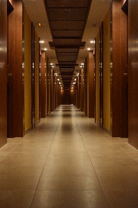 Architecture wood floor perspective Photo