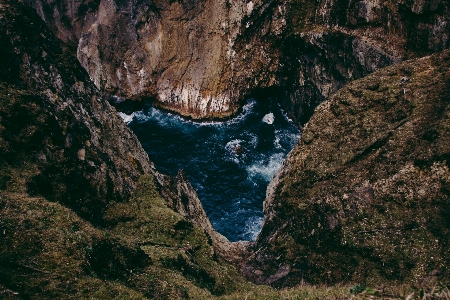 Coast water rock mountain Photo