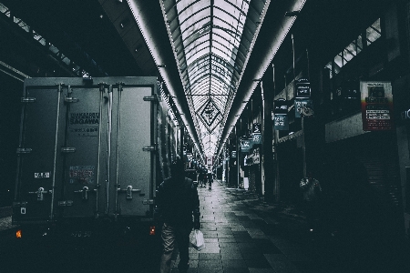 Walking light architecture sky Photo