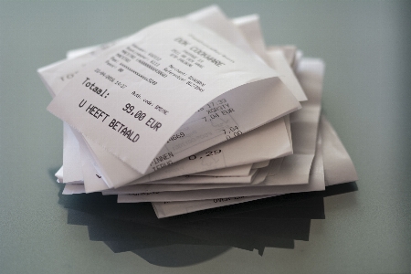 Receipt food money shopping Photo