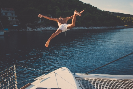 男 海 水 空 写真