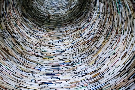 Book round tunnel pattern Photo