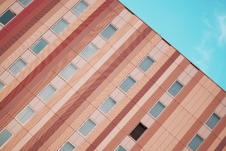 Die architektur himmel fenster gebäude