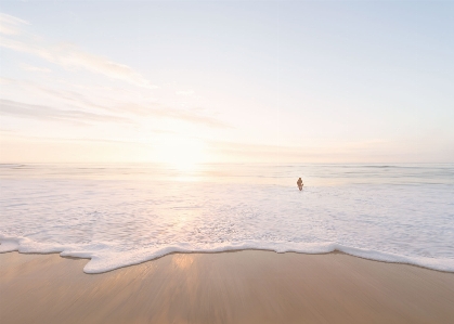 Foto Pantai laut pesisir air