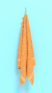 Orange swimming pool towel cool image Photo