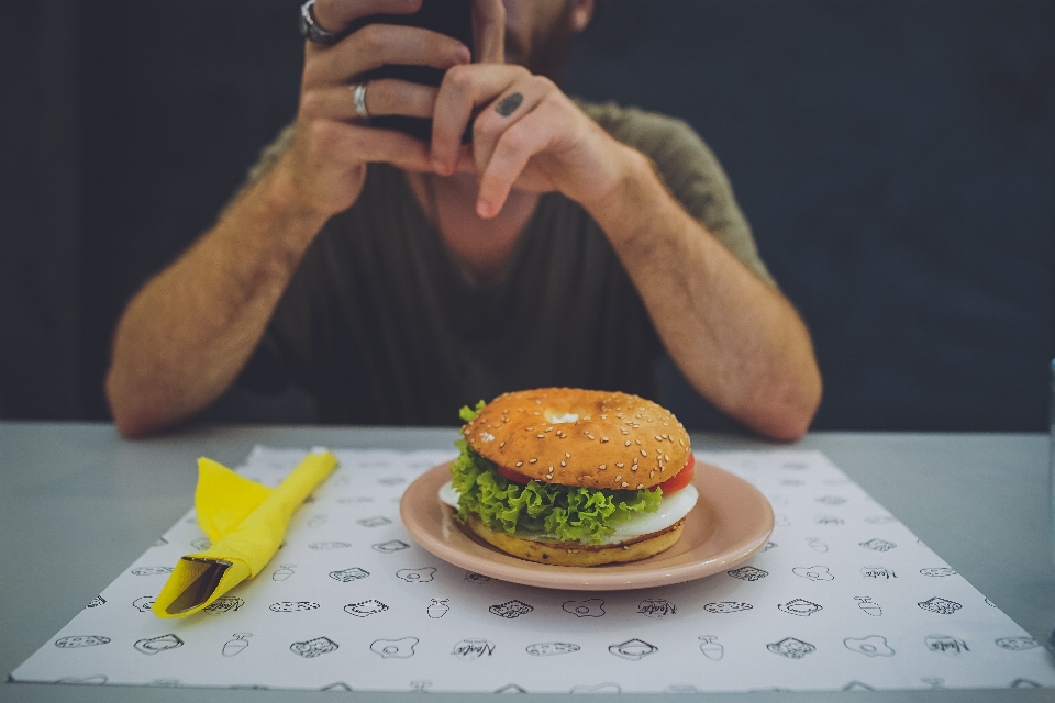 Mahlzeit essen fastfood hamburger