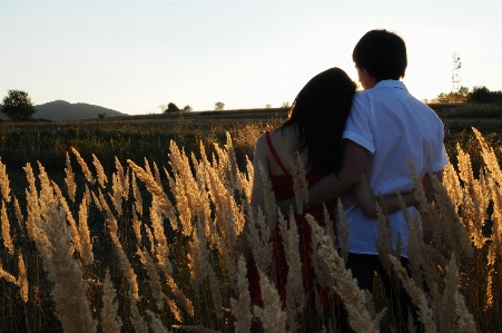 Man tree grass people Photo