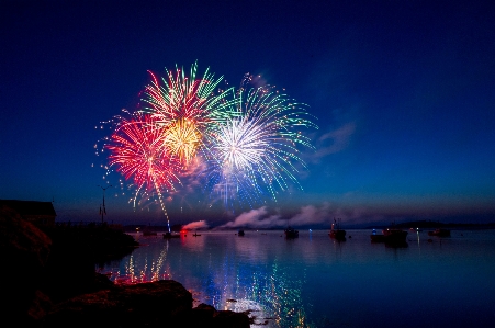 Foto Mare acqua cielo notte