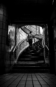 Foto Leggero bianco e nero
 architettura cielo