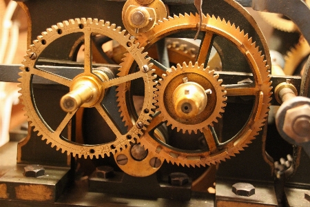 Technology antique wheel clock Photo