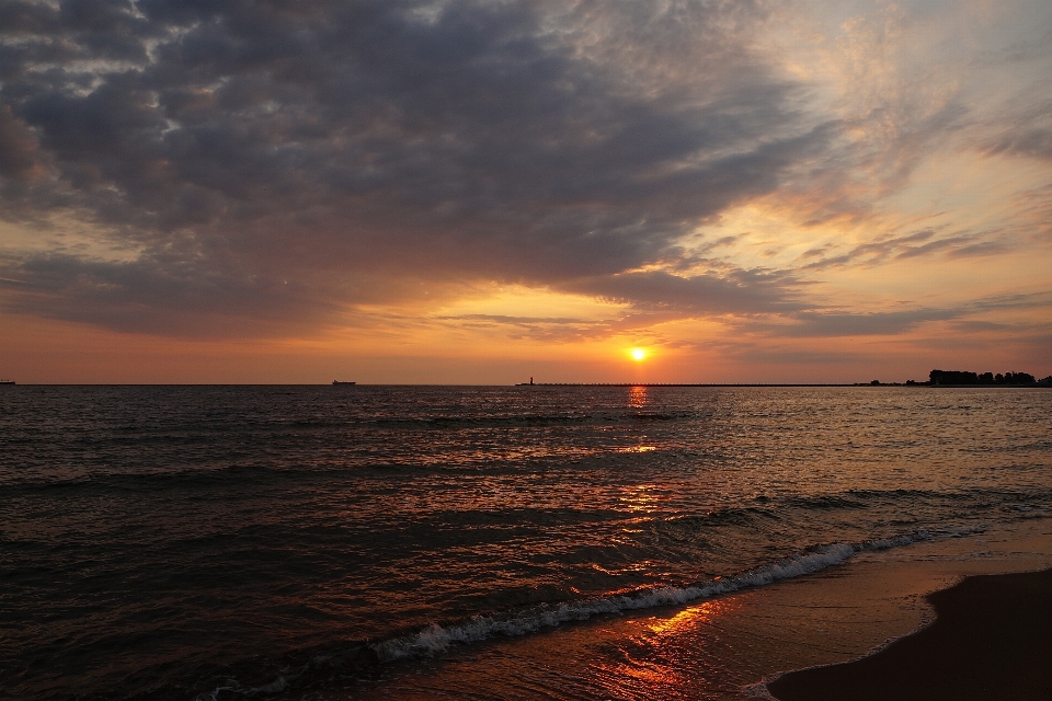 Pantai lanskap laut pesisir