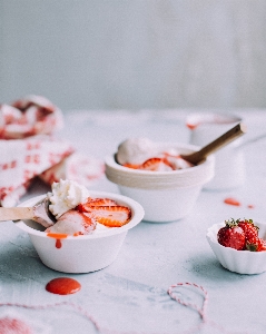 Tasse essen eiscreme nachtisch Foto