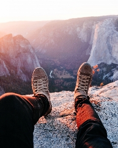 Landscape rock shoe mountain Photo