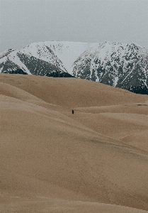 Landscape sand mountain sky Photo