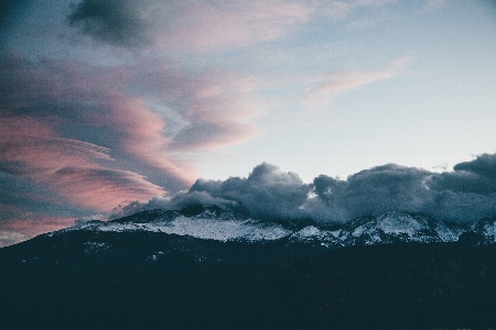 Landscape horizon mountain cloud Photo